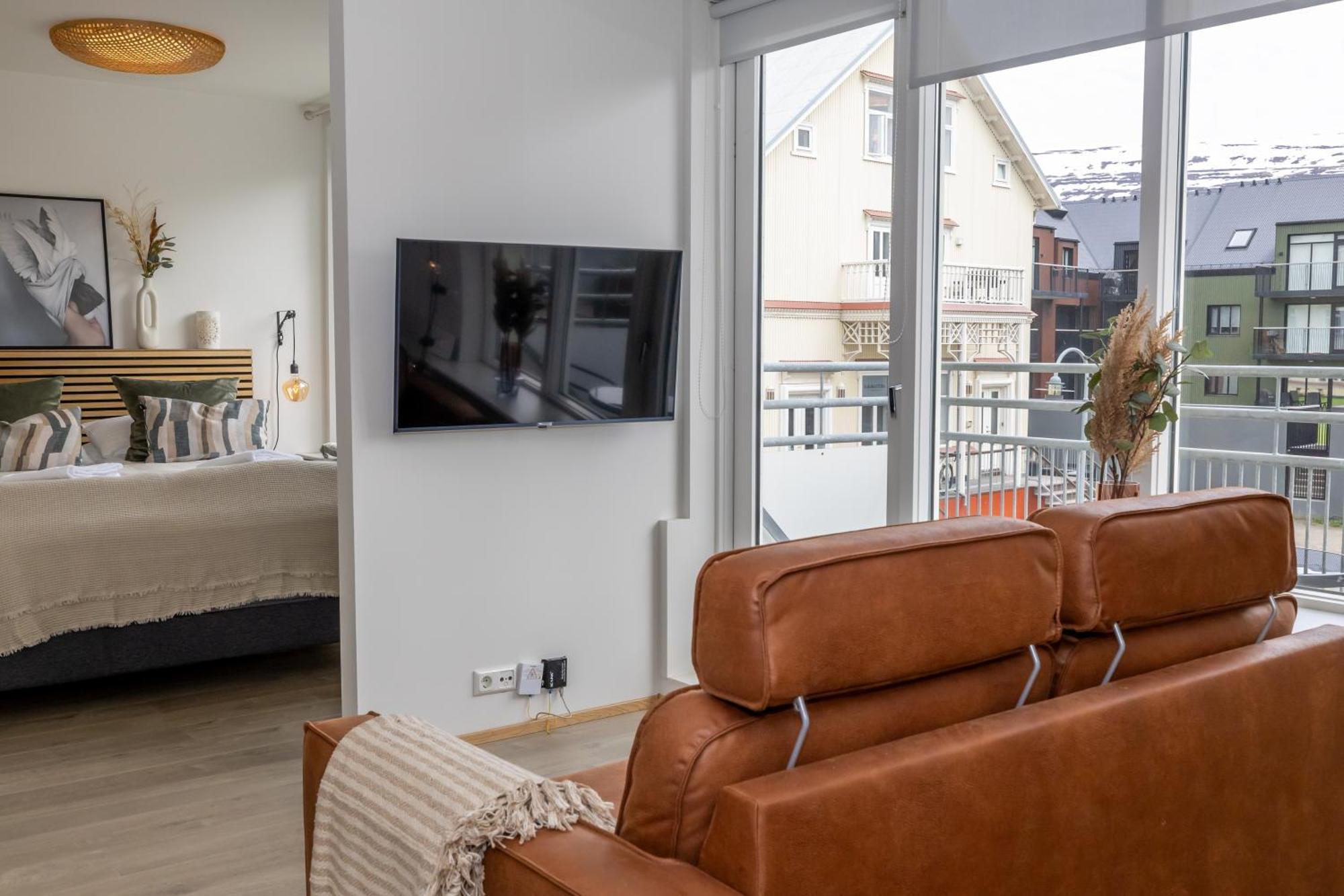 Charming Deluxe Apartment Akureyri Habitación foto