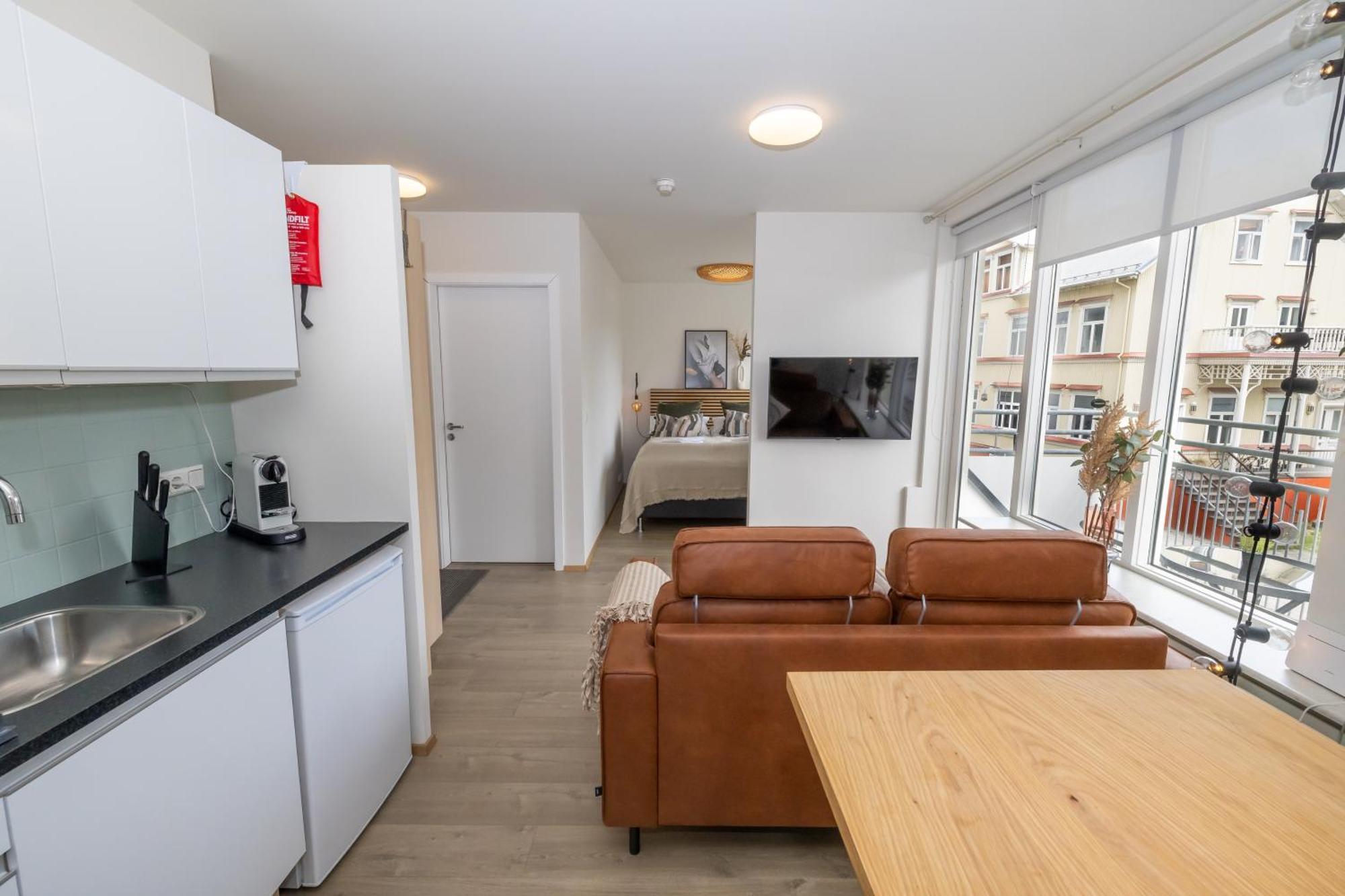Charming Deluxe Apartment Akureyri Habitación foto